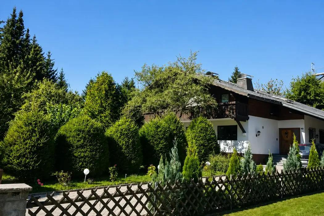 Exterior de una villa